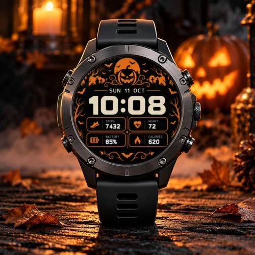 Pumpkin Signal watchface